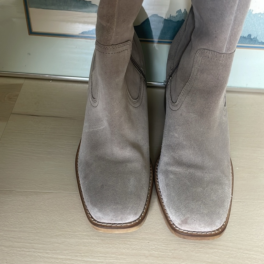 Seychelles Anthropologie taupe Overheard Suede Over-The-Knee Boot - Picture 10 of 16